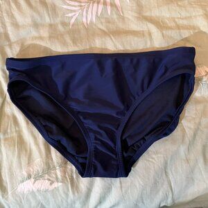 Shade & Shore navy blue swim bottom - size small